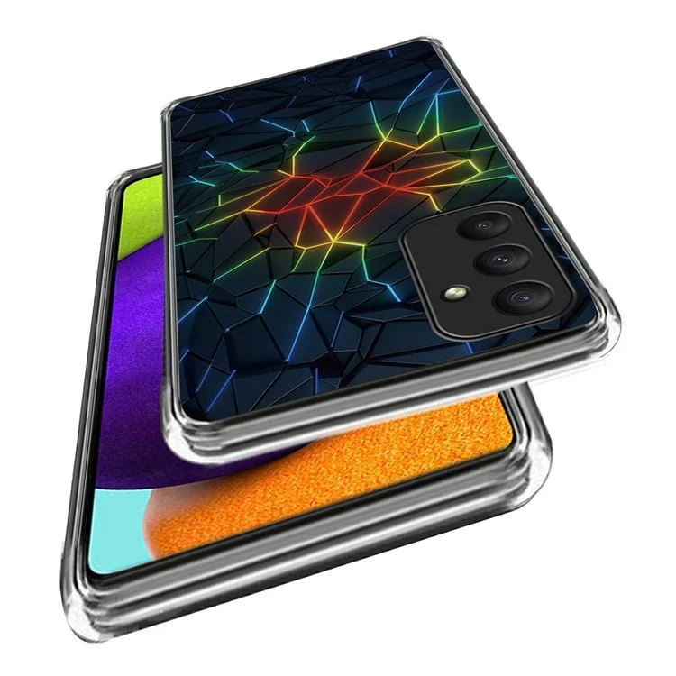 Для чехла Samsung Galaxy A35 5G TPU Case Pattern Printed Slim Phone Cover - Geometry