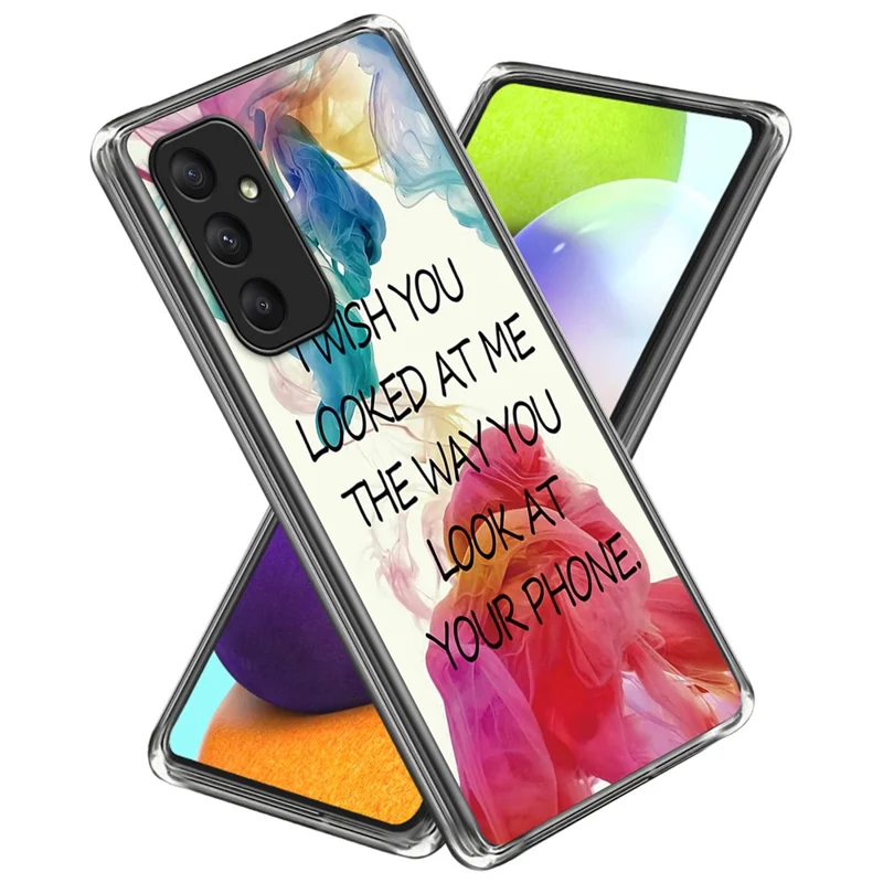 For Samsung Galaxy A55 5G TPU Phone Case Pattern Slim Design - Looked at Me