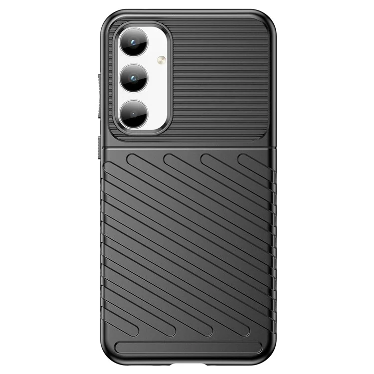 Thunder Series für Samsung Galaxy A35 5G Cases Stoßabsorbierender TPU-Handyhülle - Schwarz