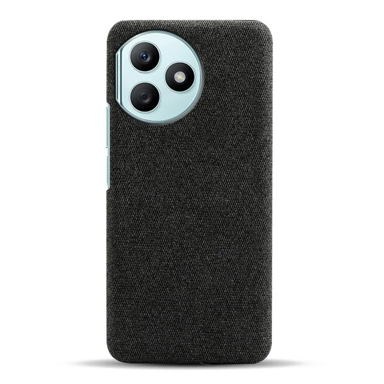 Funda de teléfono resistente a los arañazos For Honor X50i+ 5G con tela y protección de PC - Negro