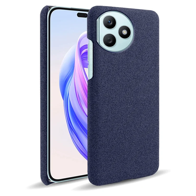 For Honor X50i+ 5G Anti-Scratch Phone Case Cloth+PC Protection Phone Cover - Blue
