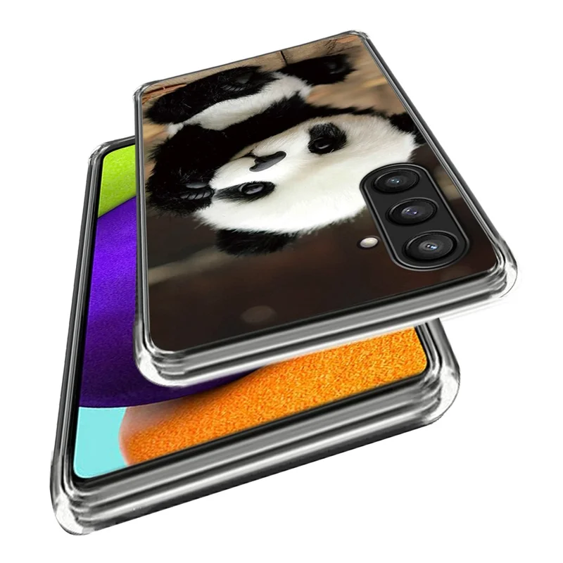 Folia na telefon Samsung Galaxy S23 FE, miękka obudowa TPU z nadrukiem motywu - Panda
