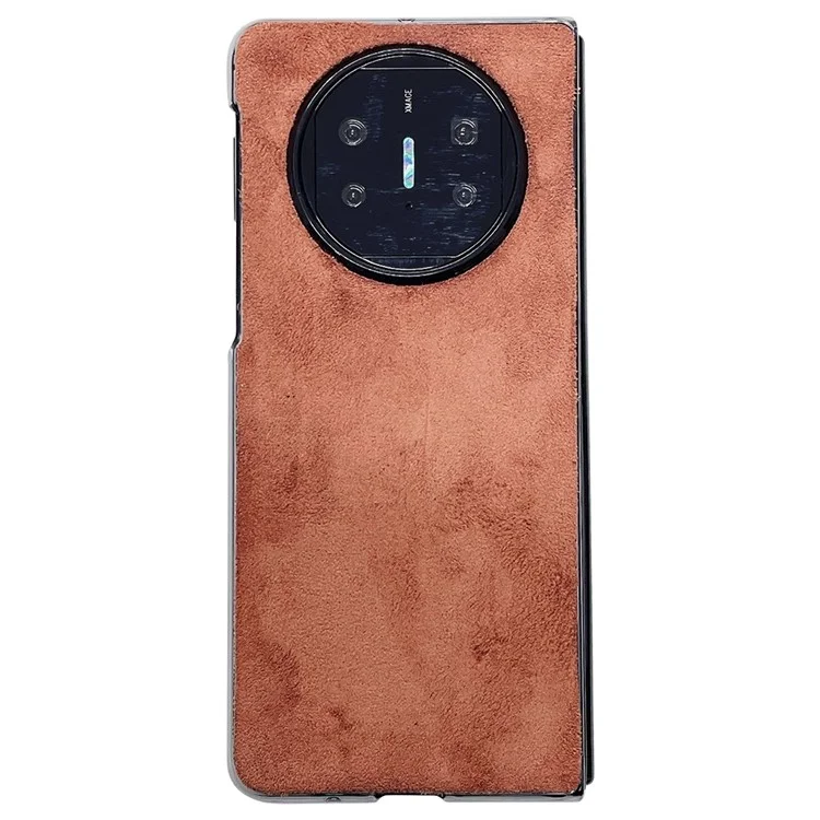 Чехол для Huawei Mate X3 5G / Mate X5 из замши с противоскользящим покрытием - Коричневый