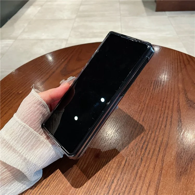 Чехол для Huawei Mate X3 5G / Mate X5 из замши с противоскользящим покрытием - Коричневый