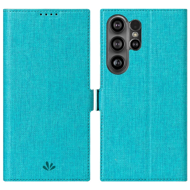 Capa carteira VILI DMK Series para Samsung Galaxy S24 Ultra, em couro sintético PU - Azul