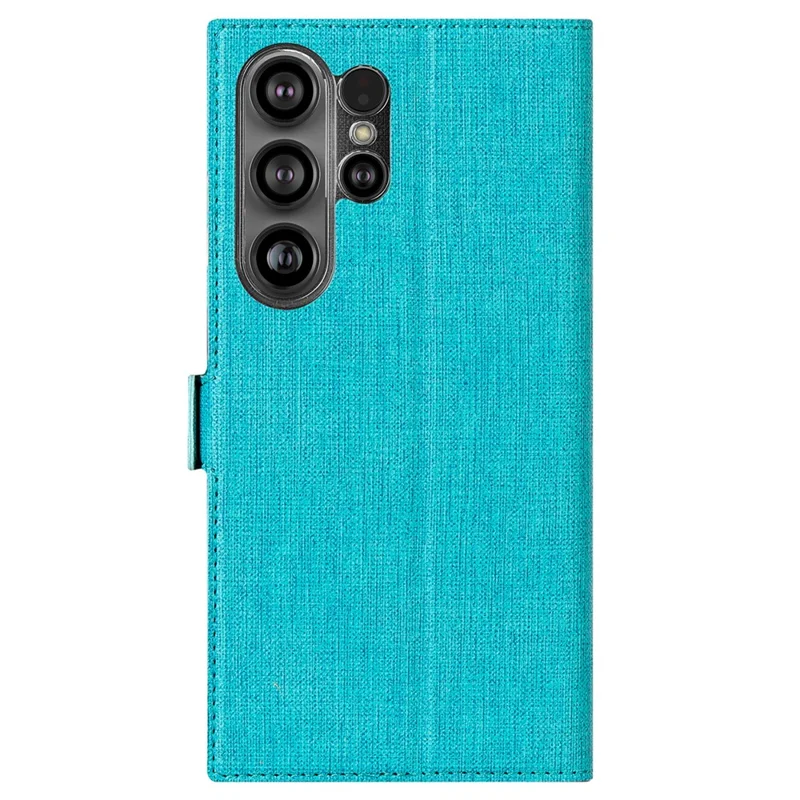 Capa carteira VILI DMK Series para Samsung Galaxy S24 Ultra, em couro sintético PU - Azul