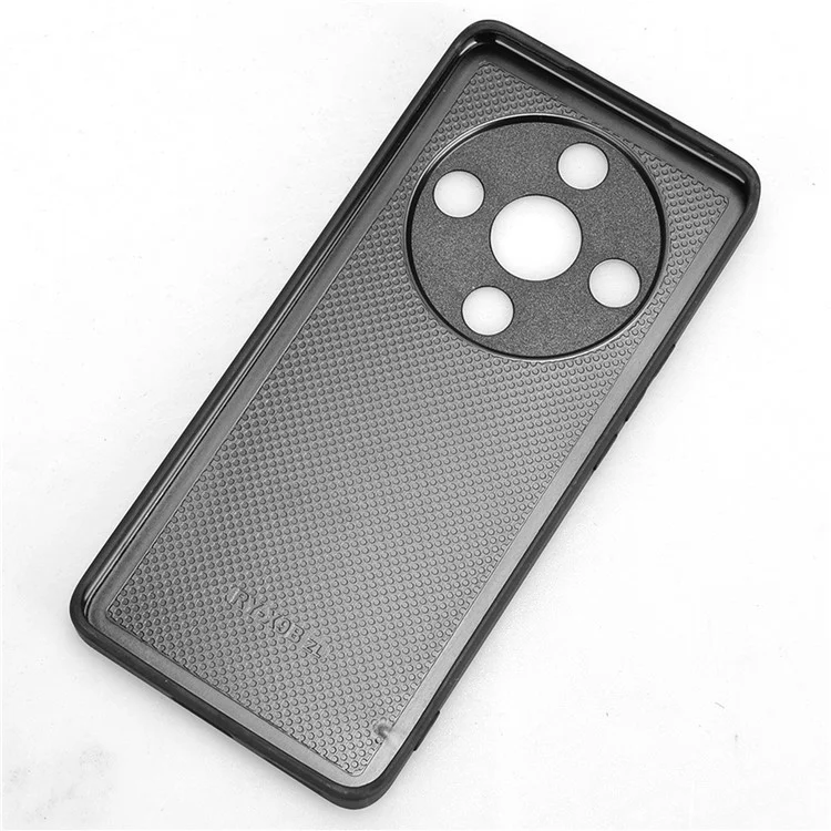 Чехол для телефона For Honor X9b 5G / Magic6 Lite 5G, кожаное покрытие TPU+PC с линией строчки - черный
