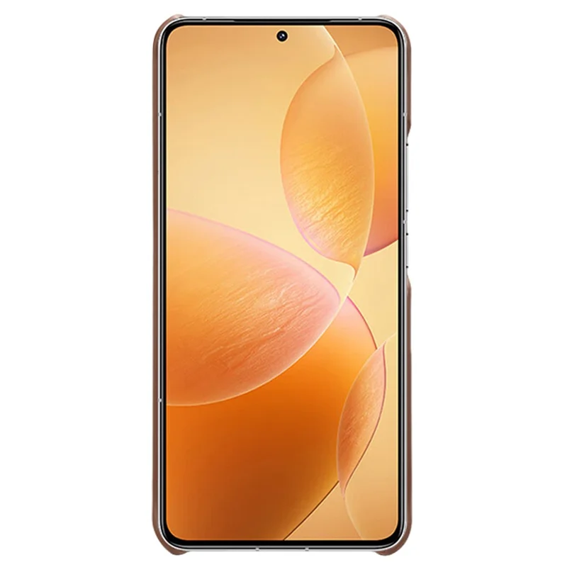 For Xiaomi Poco F6 Pro 5G / Redmi K70 5G / K70 Pro 5G Slim-Fit PU Leather Coated PC Cover Anti-Scratch Phone Case - Brown