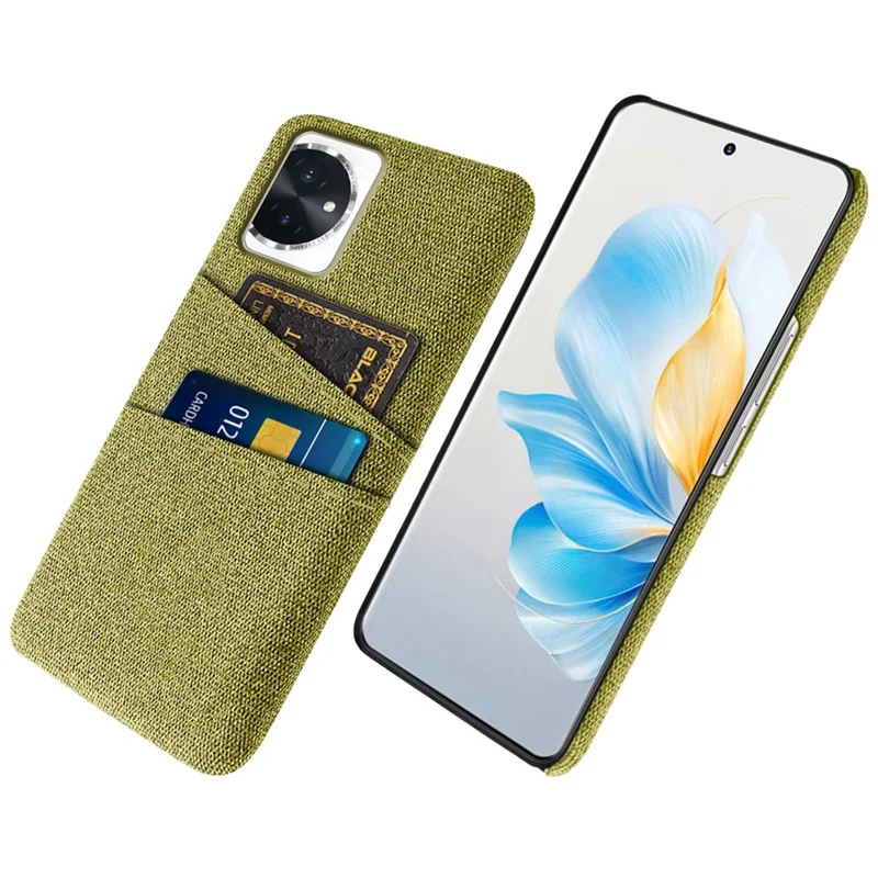 For Honor 100 5G Phone Case Dual Card Slots Protective Cover - Yellow