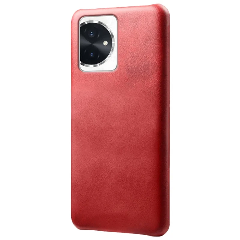 For Honor 100 5G Slim-Fit Shell Anti-scratch Phone Case PU Leather + PC Phone Cover - Red
