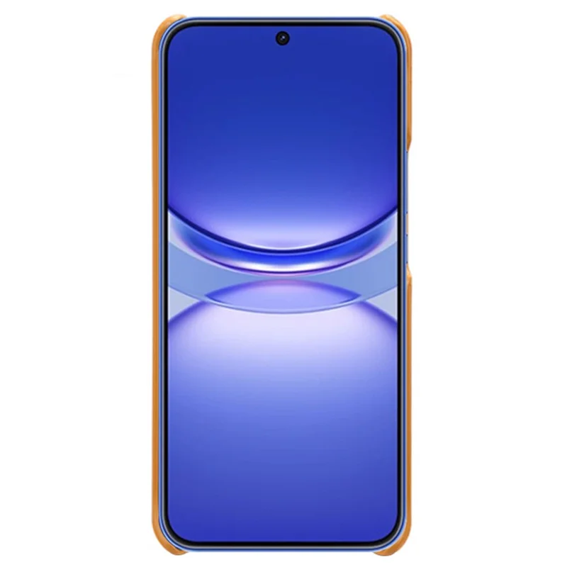 Voor Huawei nova 12 Pro 5G / nova 12 Ultra 5G Stofdichte Hoesje Tegen Krasjes PU Leer Met PC-bekleding - Oranje
