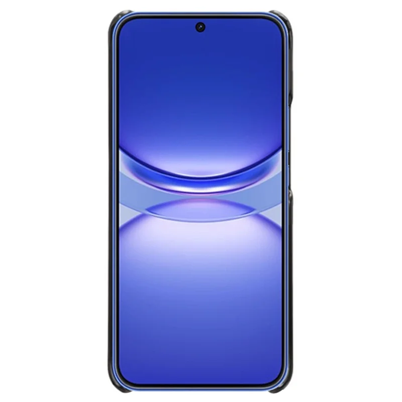 Til Huawei nova 12 Pro 5G / nova 12 Ultra 5G Støvbeklædt Telefonbeskytning Mod ridser PU-læderbelagt PC-dæksel - Sort