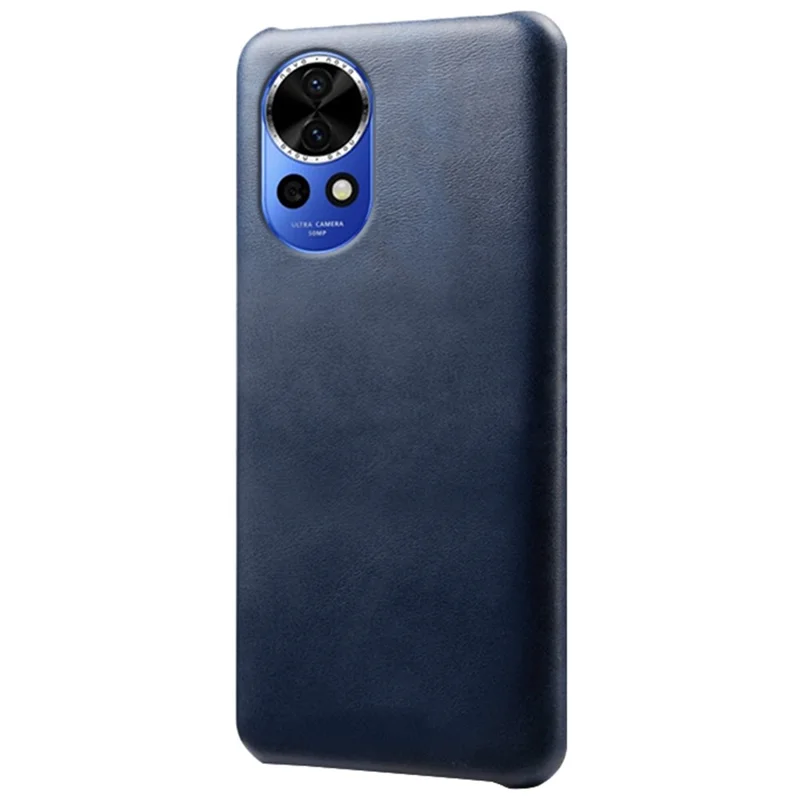 For Huawei nova 12 Pro 5G / nova 12 Ultra 5G Dustproof Phone Case Anti-scratch PU Leather Coated PC Cover - Blue