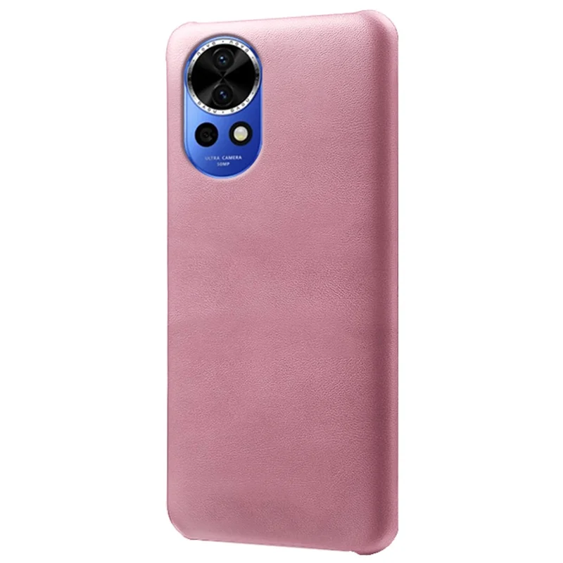 For Huawei nova 12 Pro 5G / nova 12 Ultra 5G Dustproof Phone Case Anti-scratch PU Leather Coated PC Cover - Rose Gold