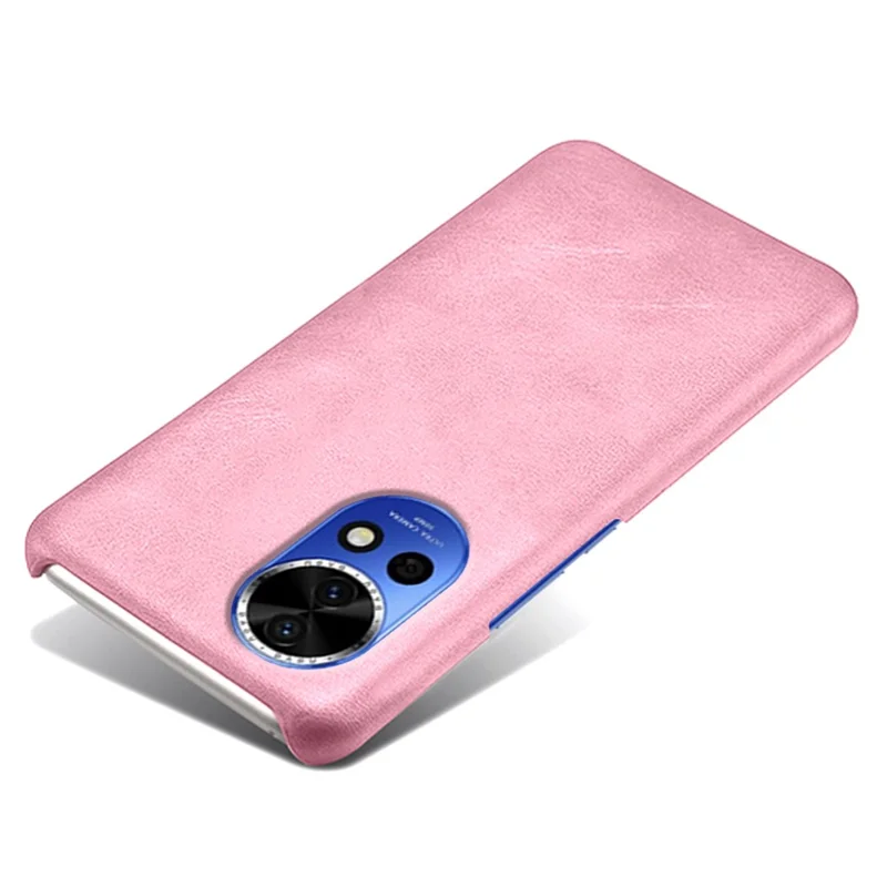 For Huawei nova 12 Pro 5G / nova 12 Ultra 5G Dustproof Phone Case Anti-scratch PU Leather Coated PC Cover - Rose Gold