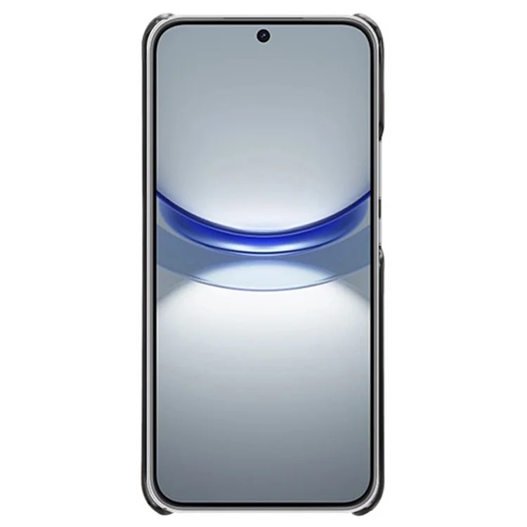 Чехол для Huawei nova 12 5G, двухслойный защитный чехол из искусственной кожи и поликарбоната - черный