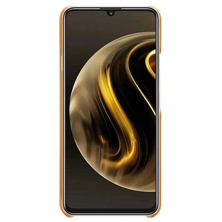 Per Huawei Enjoy 70 4G / nova Y72 4G Custodia per telefono Custodia antiurto con texture a vitello - Arancione