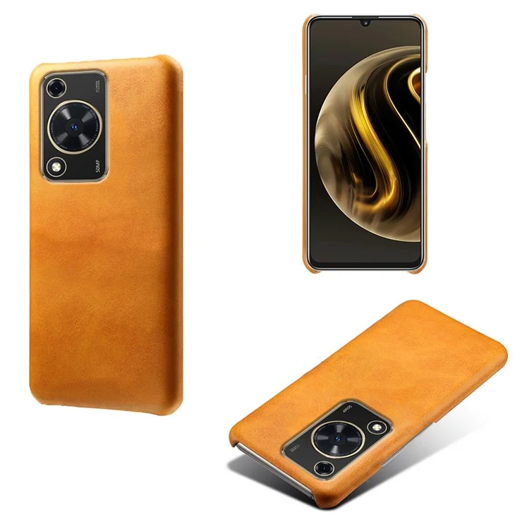 Per Huawei Enjoy 70 4G / nova Y72 4G Custodia per telefono Custodia antiurto con texture a vitello - Arancione