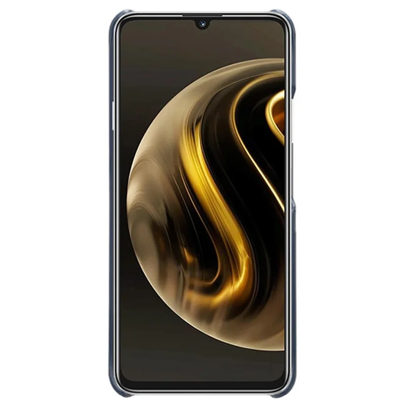 For Huawei Enjoy 70 4G / nova Y72 4G Phone Case Shockproof Cover with Calf Textured - Blue