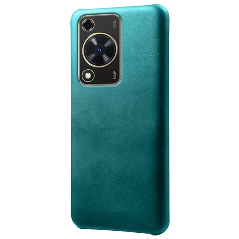 For Huawei Enjoy 70 4G / nova Y72 4G Phone Case Shockproof Cover with Calf Textured - Green