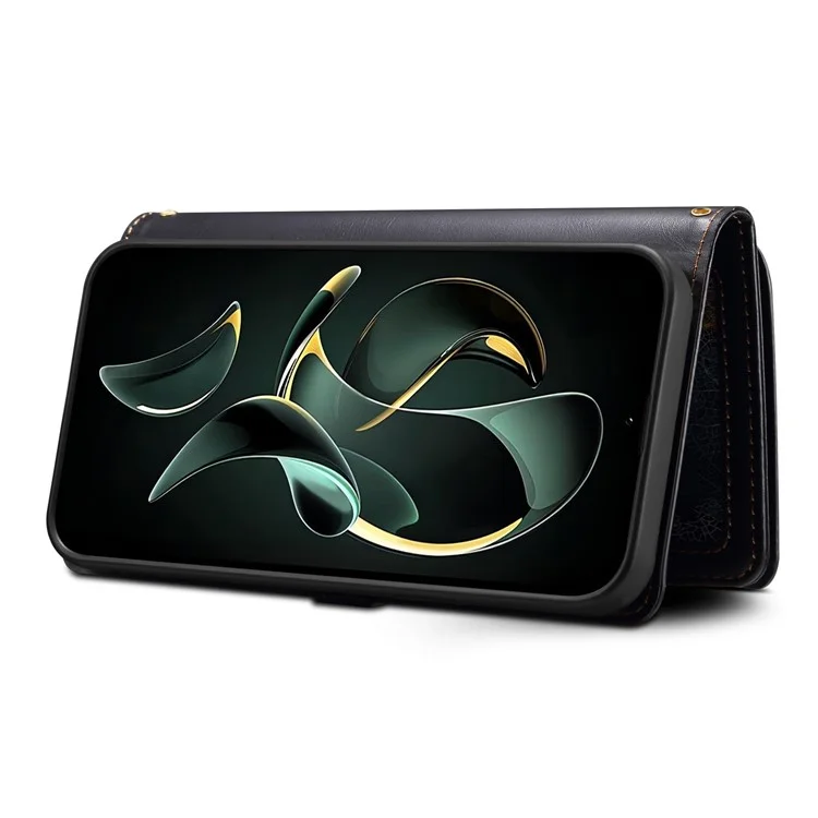 ESEBLE For Xiaomi Redmi K60 Ultra / 13T / 13T Pro Case Wallet Stand Phone Cover - Black