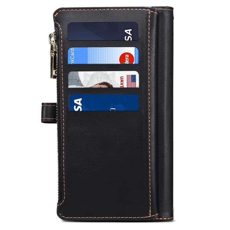 ESEBLE For Xiaomi Redmi K60 Ultra / 13T / 13T Pro Case Wallet Stand Phone Cover - Black