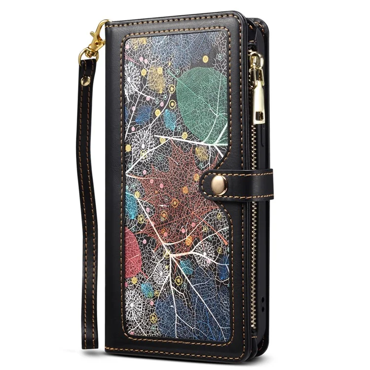 ESEBLE For Xiaomi Redmi K60 Ultra / 13T / 13T Pro Case Wallet Stand Phone Cover - Black