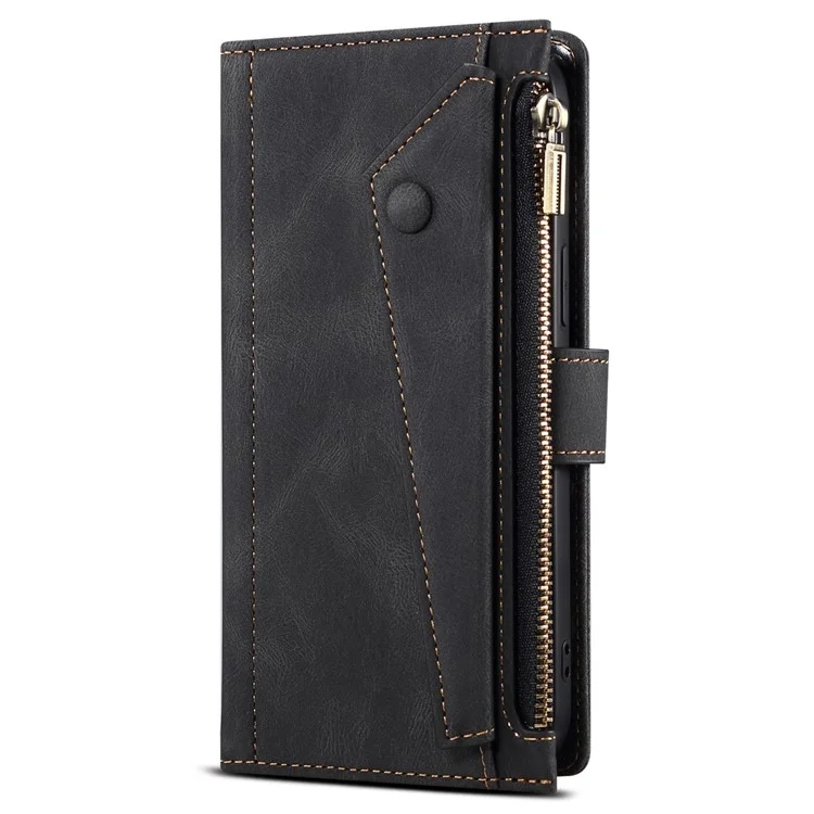 ESEBLE Star Series For Motorola Moto G45 5G / G34 5G Wallet Case Stand Flip Phone Cover - Black