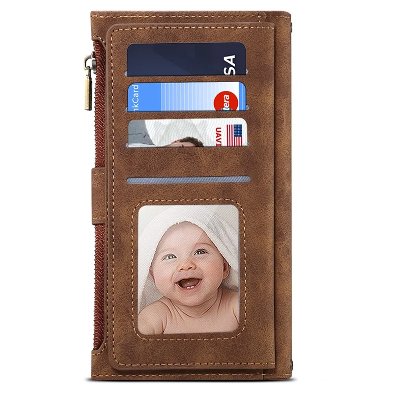 ESEBLE Star Series For Xiaomi Redmi K60 Ultra / 13T / 13T Pro Case Leather Phone Cover Wallet - Brown