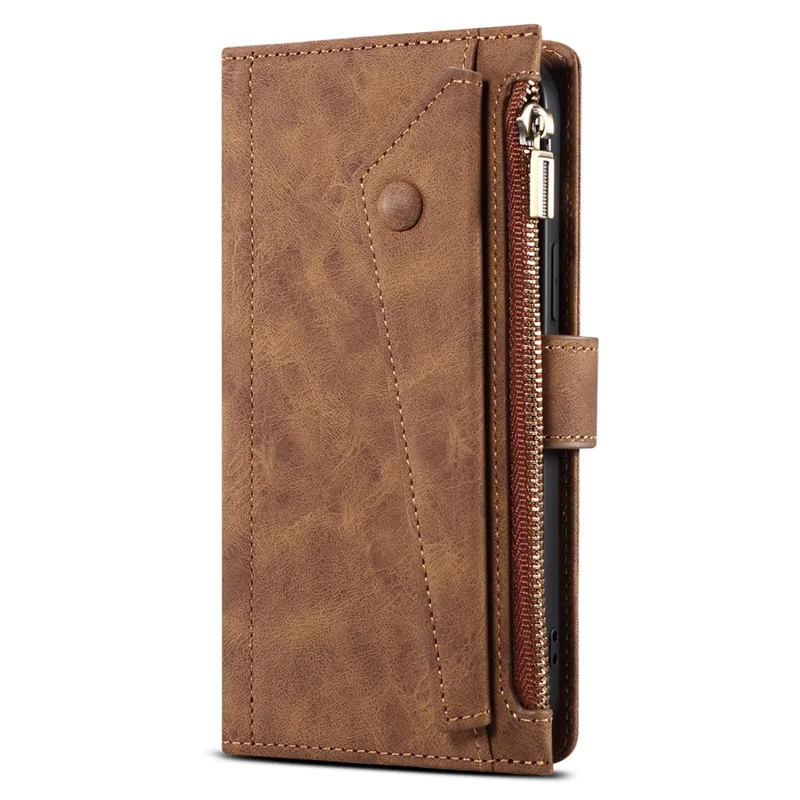 ESEBLE Star Series For Xiaomi Redmi K60 Ultra / 13T / 13T Pro Case Leather Phone Cover Wallet - Brown