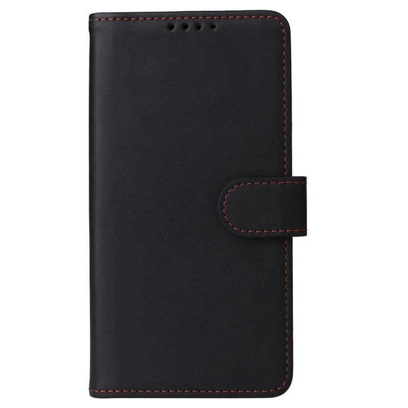 For Samsung Galaxy A25 5G (Global) (161mm) Magnetic Case BETOPNICE Detachable PU Leather Phone Cover with Strap - Black