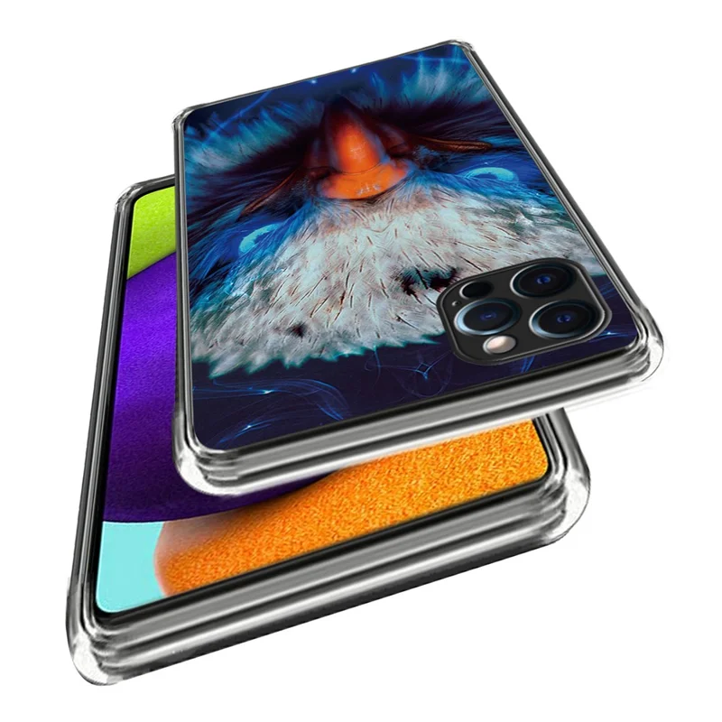 For iPhone 15 Pro Cell Phone Case Pattern Printing Soft TPU Back Cover - Falcon