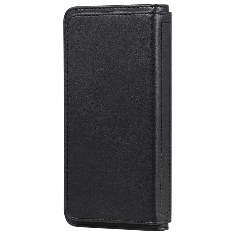 For Samsung Galaxy A55 5G Leather Case with 10 Card Holder Phone Cover Stand - Black