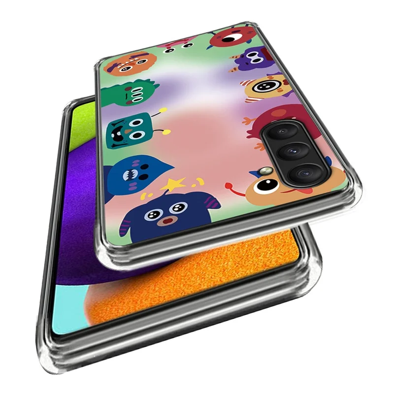 For Samsung Galaxy A25 5G (Global) (161.0 x 76.5 x 8.3mm) TPU Case with Pattern Printing - Monsters