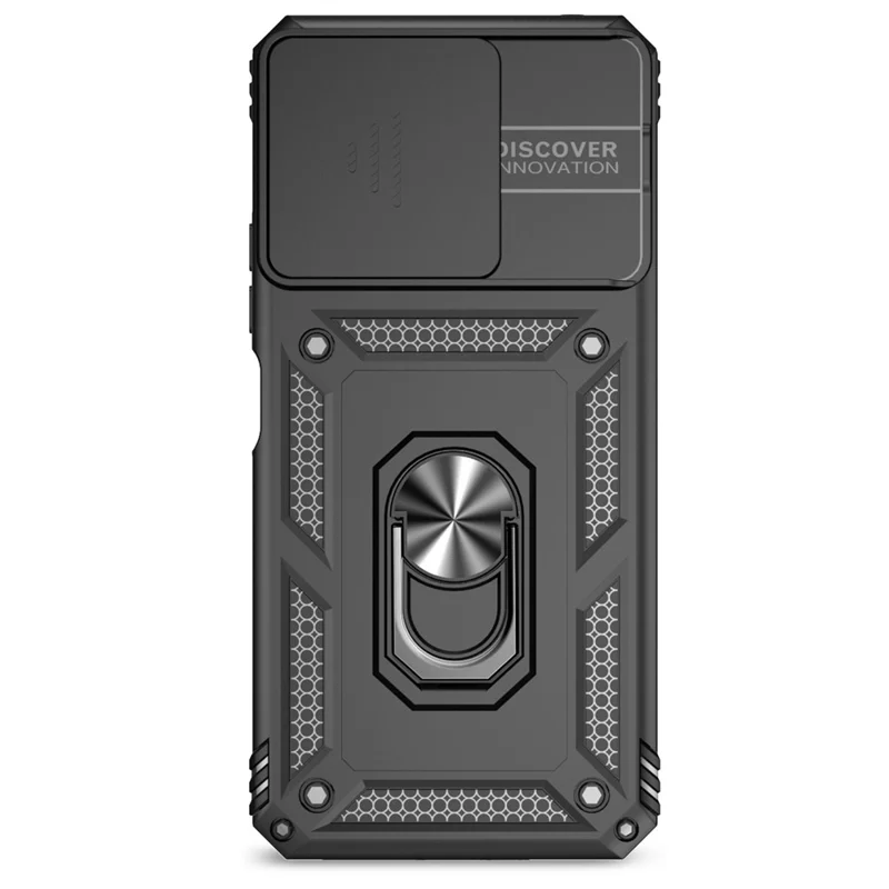 Para Xiaomi Redmi 13C 4G / Poco C65 4G Case de Teléfono Militar Cámara de Protección de la Cámara de Grado Militar - Negro