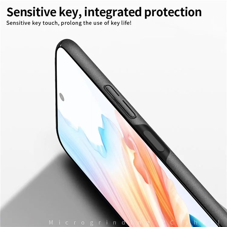MOFI Shield Matte Series for Oppo A2 5G / A79 5G PC Phone Case Protective Cover - Black