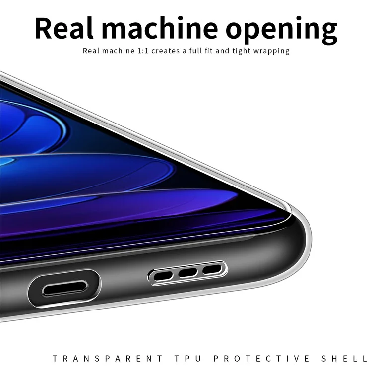 MOFI For Xiaomi Redmi 13C 5G Slim-Fit TPU Cell Phone Case HD Transparent Phone Cover
