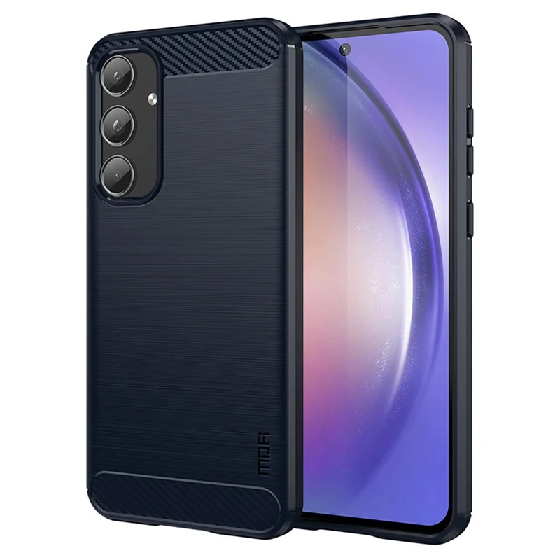 MOFI JK TPU Series-1 TPU Phone Case for Samsung Galaxy A55 5G Shockproof Phone Cover - Blue