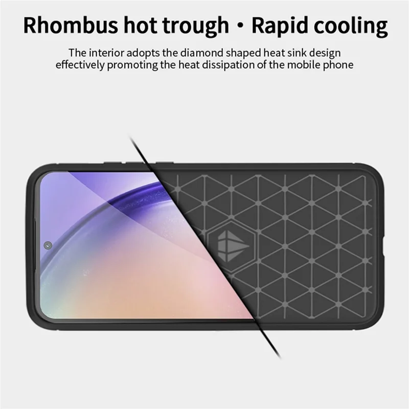 MOFI JK TPU Series-1 TPU Phone Case for Samsung Galaxy A55 5G Shockproof Phone Cover - Blue