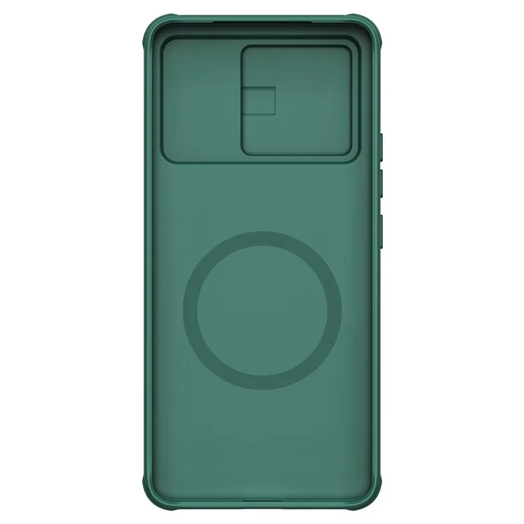 NILLKIN Camshield Pro для Xiaomi Poco F6 Pro 5G / Redmi K70 5G / K70 Pro 5G Чехол с магнитной крышкой для камеры - Зелёный