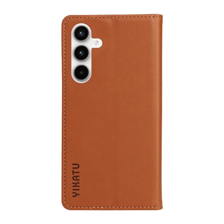 Étui YIKATU YK-001 pour Samsung Galaxy A35 5G Fermeture magnétique automatique Housse en cuir - Marron