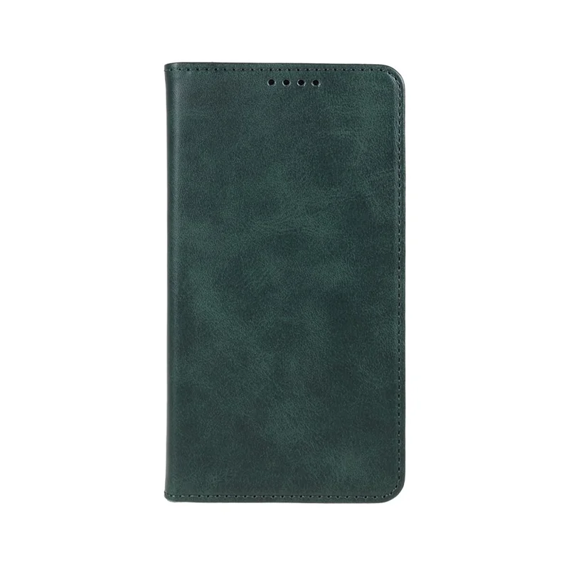 For Xiaomi Redmi K70E 5G / Poco X6 Pro 5G Anti-Scratch Phone Case Magnetic PU Leather Stand Wallet Cover - Green