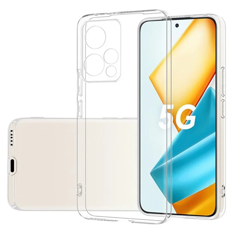 For Honor 90 GT 5G Transparent Phone Cover Precise Lens Cutout Phone Back Case
