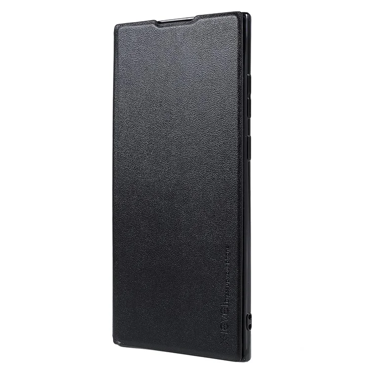 X-LEVEL Colorful-2 Series For Samsung Galaxy S24 Ultra Case Leather Phone Cover Magnetic Absorption - Black