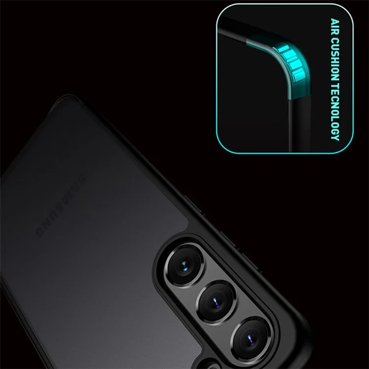 X-LEVEL Für Samsung Galaxy S24 Ultra Acryl-Handyhülle Skin-touch Beschichtung - Navy Blau