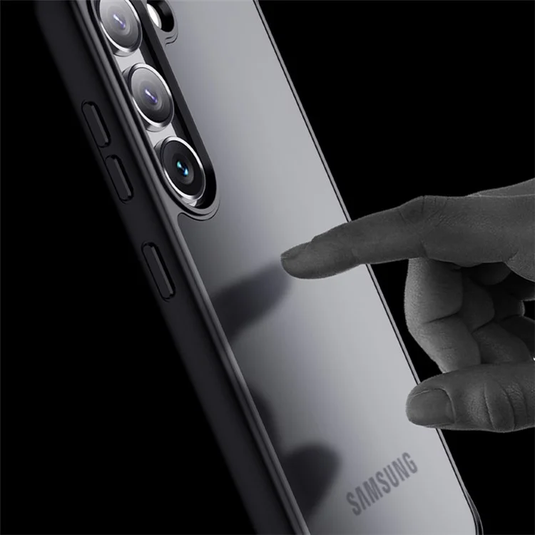 X-LEVEL Für Samsung Galaxy S24 Ultra Acryl-Handyhülle Skin-touch Beschichtung - Navy Blau