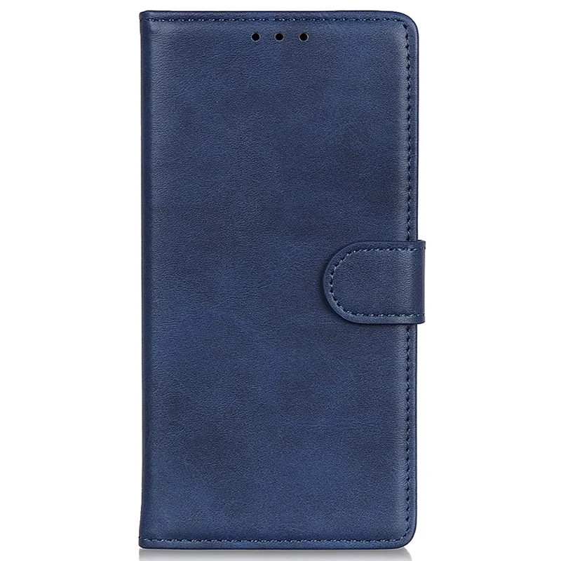 For Honor X8b 4G PU Leather Case Cowhide Texture Flip Phone Cover - Blue