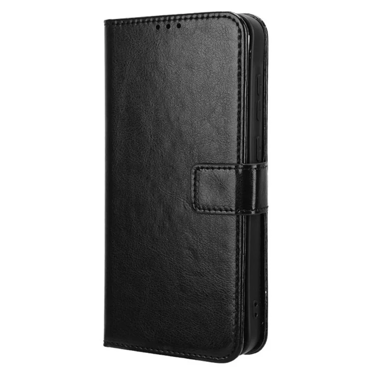 Case for Samsung Galaxy A35 5G Leather Phone Case with Card Holder TPU Inner Shell - Black