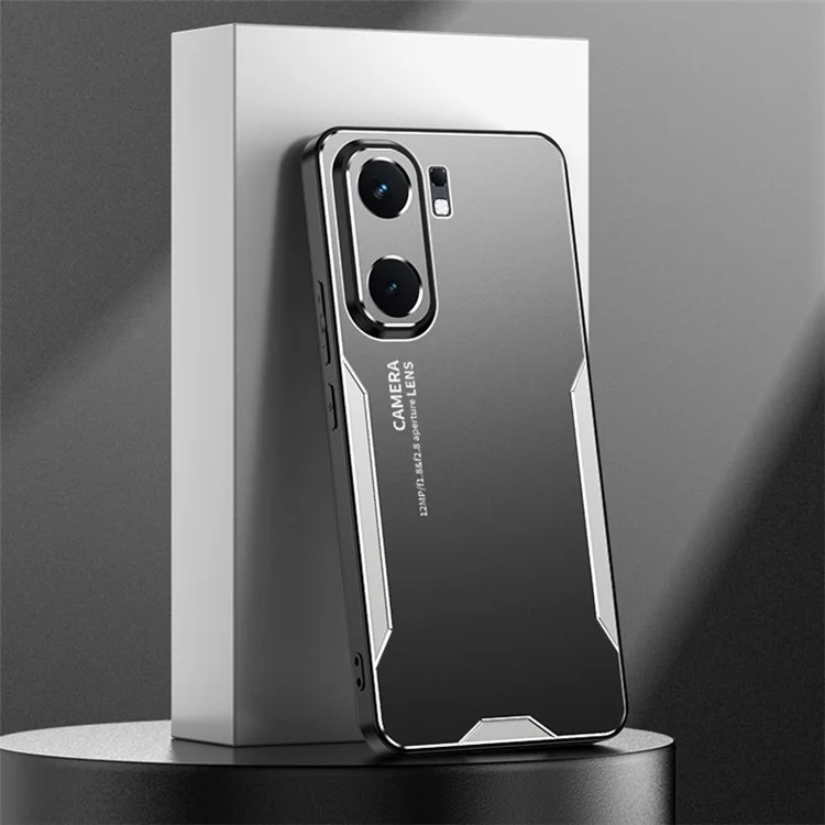 Per vivo iQOO Neo9 5G Cover Protezione contro le cadute Lega di alluminio Cover in metallo per telefono - Argento