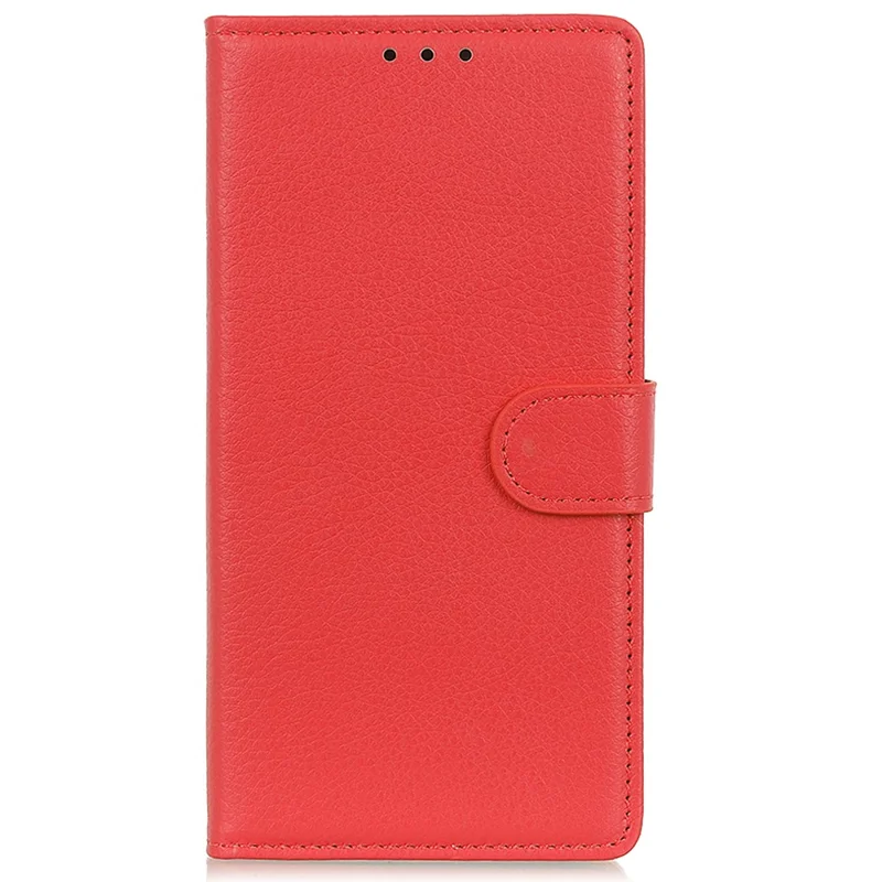 For Oppo Reno11 5G (Global) Case Leather Litchi Texture Full Body Phone Protective Cover - Red
